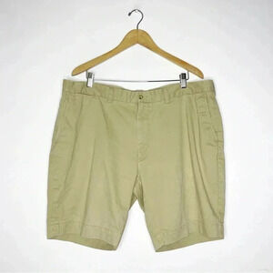 Polo Ralph Lauren Khaki Flat Front Shorts Classic 9' Size 40